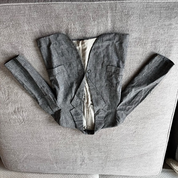 Christian Dior Plaid Jeunne Homme Sportif Blazer Size XS Paris Old Money - Picture 8 of 10